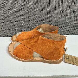 Born Women's Cognac Iwa Suede Sandals Size 6M